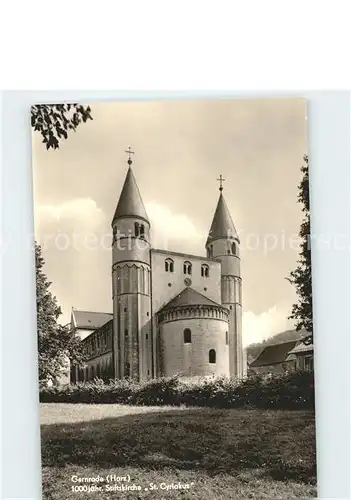 Gernrode Harz Stiftskirche St Cyriakus / Gernrode Harz /Harz LKR