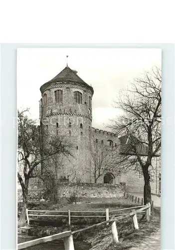 Neustadt Glewe Altes Schloss Bergfried Torbau  Kat. Neustadt Glewe