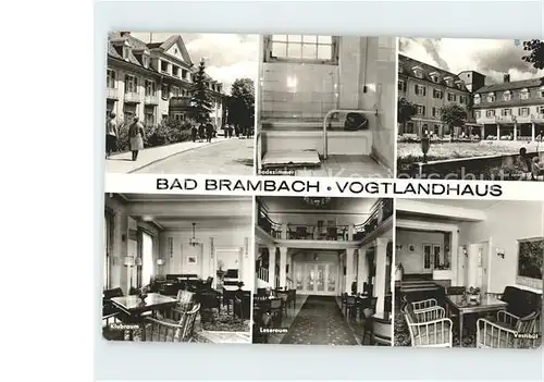 Bad Brambach Vogtlandhaus Badezimmer Leseraum Klubraum  Kat. Bad Brambach