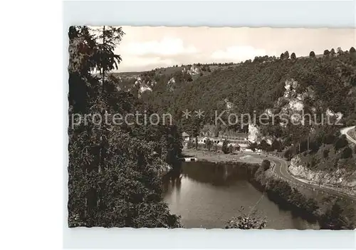 Pottenstein Oberfranken Felsenschwimmbad Kat. Pottenstein