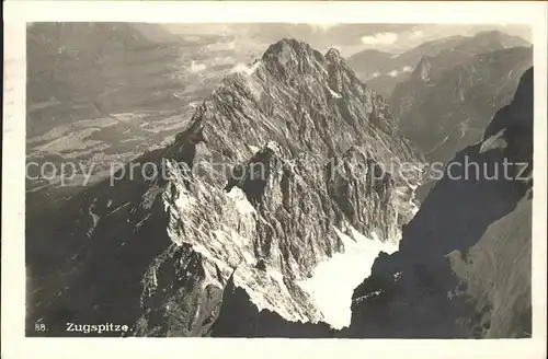 Zugspitze Gipfelpanorama Kat. Garmisch Partenkirchen