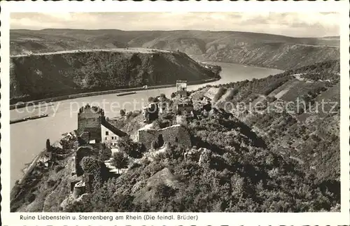 Liebenstein Arnstadt Burg Liebenstein und Sterrenberg am Rhein Kat. Liebenstein Arnstadt