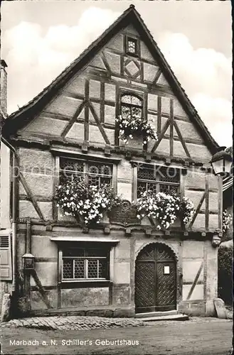 Marbach Neckar Schillers Geburtshaus Kat. Marbach am Neckar