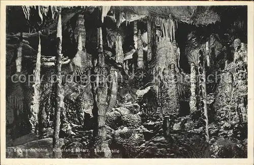 Ruebeland Harz Baumannshoehle Saeulenhalle / Elbingerode Harz /Harz LKR