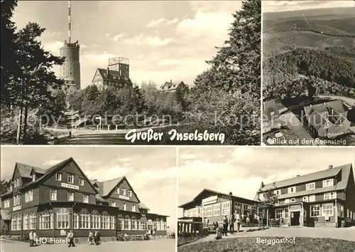 Inselsberg Schmalkalden Rennsteig HO Hotel Berggasthof Kat. Schmalkalden