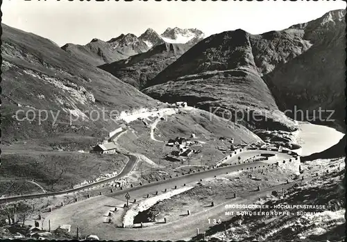 Grossglockner Hochalpenstrasse mit Schobergruppe Kat. Heiligenblut