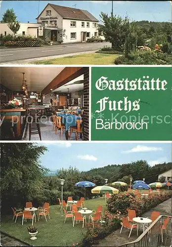 Baerbroich Gaststaette Fuchs Gaststube Gartenterrasse Kat. Bergisch Gladbach