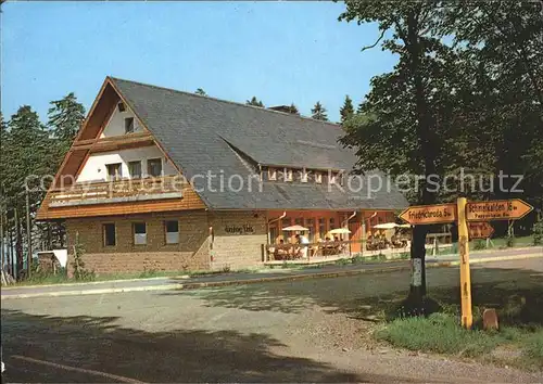 Friedrichroda Heuberghaus am Rennsteig Kat. Friedrichroda