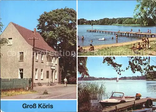 Gross Koeris Wohnhaus Bootssteg Strand Kat. Gross Koeris