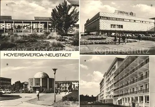 Hoyerswerda Teilansicht Centrum Warenhaus Planetarium Kreiskrankenhaus Kat. Hoyerswerda