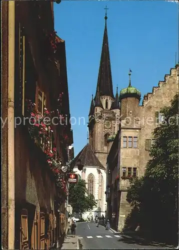 Radolfzell Bodensee Muenster mit altem Schloesschen Kat. Radolfzell am Bodensee