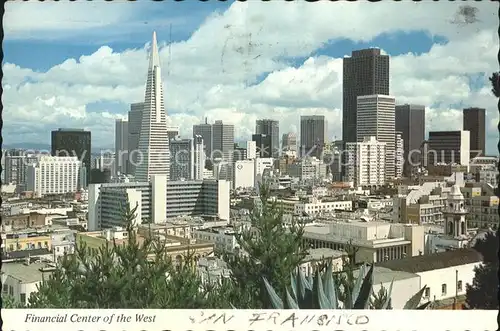 San Francisco California Financial Center of the West Kat. San Francisco