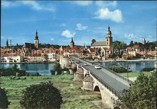 Kitzingen Pippinsbruecke Kat. Kitzingen