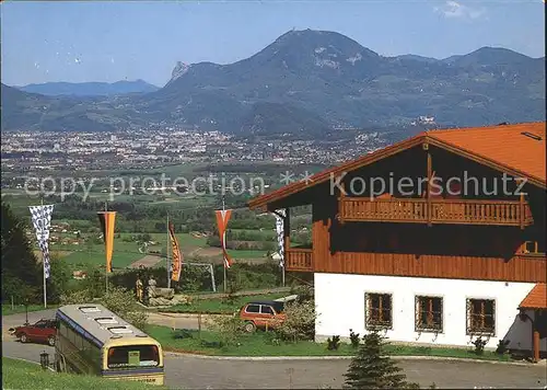 Piding Sporthotel Neubichler Alm mit Blick auf Salzburg Kat. Piding