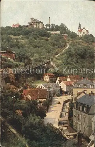 Loschwitz Drahtseilbahn Oberloschwitz Weisser Hirsch Kat. Dresden