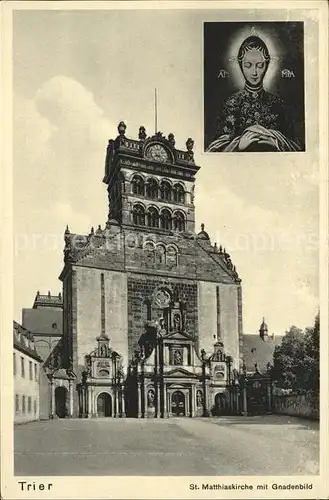 Trier St Matthiaskirche mit Gnadenbild Kat. Trier