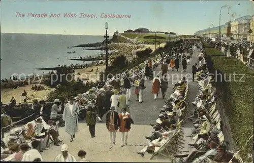 Eastbourne Sussex The Parade an Wish Tower Kat. Eastbourne