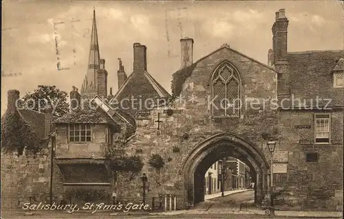 Salisbury St Anns Gate Kat. Salisbury