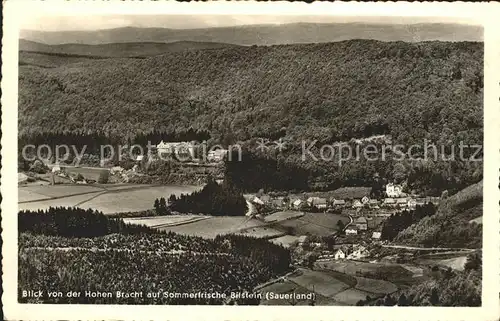 Bilstein Sauerland Blick von der Hohen Bracht / Lennestadt /Olpe LKR