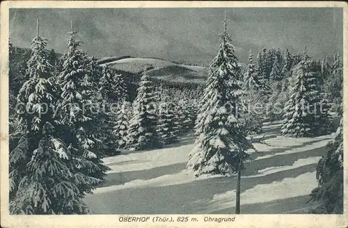 Oberhof Thueringen Im Ohragrund Kat. Oberhof Thueringen