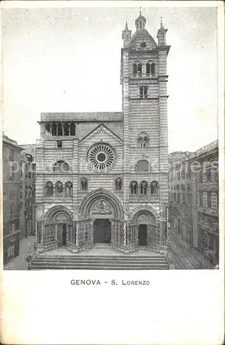 Genova Genua Liguria S Lorenzo Kat. Genova