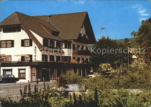 Baiersbronn Schwarzwald Hotel Adler Post Kat. Baiersbronn