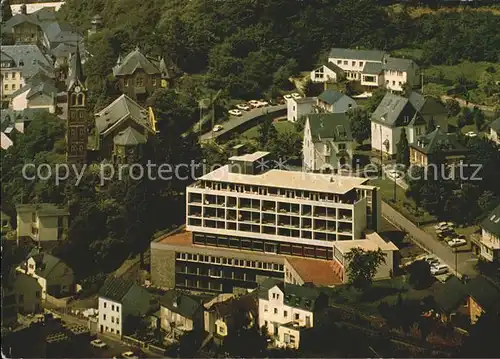 Bad Bertrich Parksanatorium Dr Schiche Fliegeraufnahme Kat. Bad Bertrich