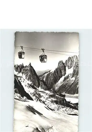 Mont Blanc Traversee de la Vallee Blanche ent Tele Benne Kat. Chamonix Mont Blanc