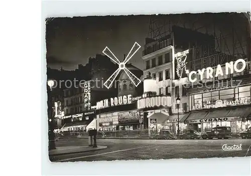 Paris Le Moulin Rouge la Nuit Kat. Paris