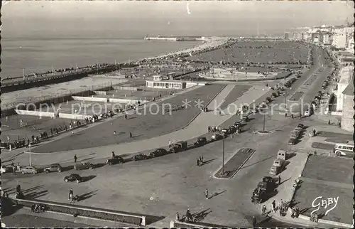 Dieppe Seine Maritime Esplanade et le Nouveau Front de Mer vue aerienne Kat. Dieppe