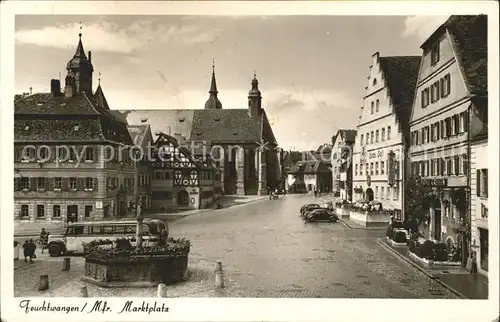 Feuchtwangen Marktplatz Brunnen Kat. Feuchtwangen