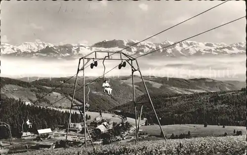 Feldberg Schwarzwald Hotel Felbergerhof Schwebelift Alpenpanorama Kat. Feldberg (Schwarzwald)