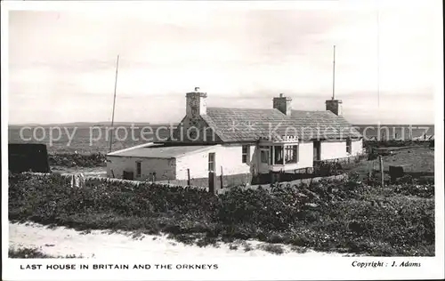 Orkney Islands Last House in Britain an The Orkneys Kat. Orkney Islands