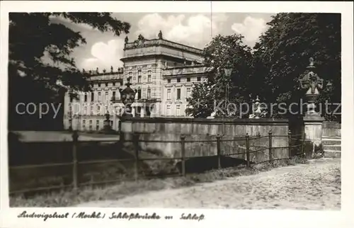 Ludwigslust Schlosskirche mit Schloss Kat. Ludwigslust