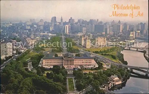 Philadelphia Pennsylvania Museum of Art Benjamin Franklin Parkway Skyline Skyscraper Kat. Philadelphia