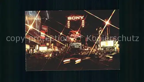 New York City Times Square at night / New York /