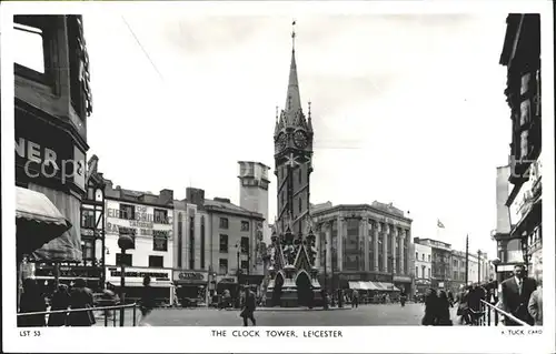 Leicester United Kingdom the Clock Tower Tuck's Post Card / Leicester /Leicestershire