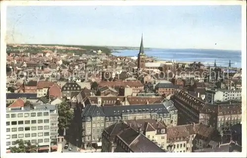 Arhus Blick ueber die Stadt Kat. Arhus