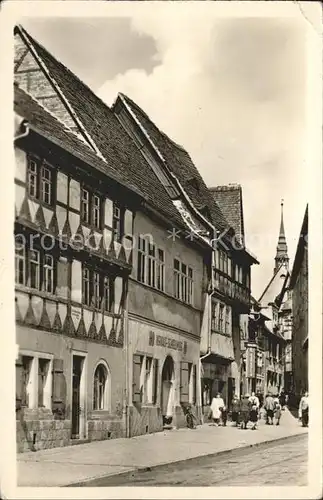 Sangerhausen Suedharz Alte Haeuser am Markt Kat. Sangerhausen