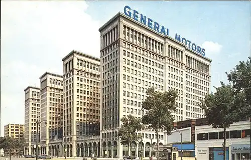 Detroit Michigan General Motors Building Kat. Detroit