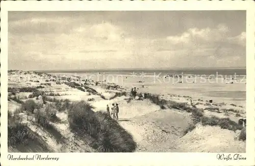 Norderney Nordseebad Weisse Duene Kat. Norderney