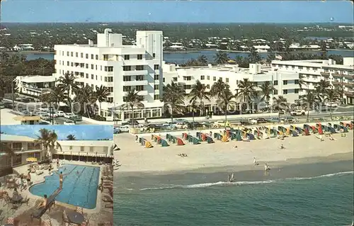 Fort Lauderdale Lauderdale Beach Hotel Swimming Pool aerial view Kat. Fort Lauderdale