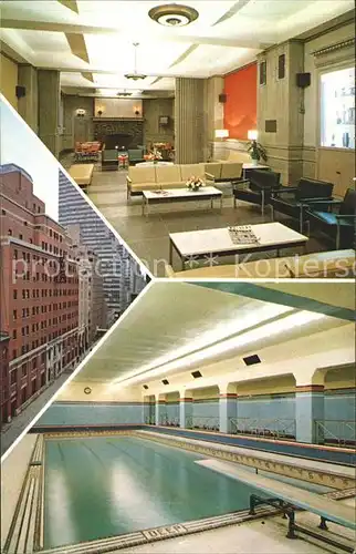 Manhattan New York Grand Central YMCA Swimming Pool Kat. Manhattan
