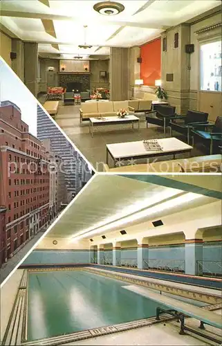 Manhattan New York Grand Central YMCA Swimming Pool Kat. Manhattan