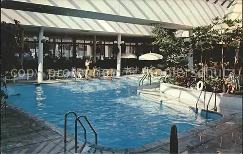 Niagara Falls New York Niagara Hilton Hotel Swimming Pool Kat. Niagara Falls