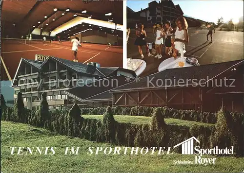 Schladming Obersteiermark Tennis im Sporthotel Royer Tennishalle Kat. Schladming