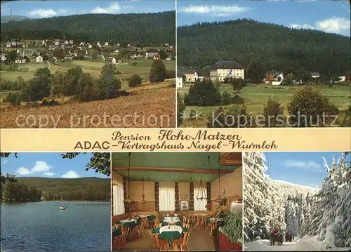 Wurmloh Pension Hohe Matzen See Winterlandschaft Schlittenfahrt Kat. Nagel