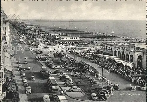 Viareggio Allee entlang dem Meer Kat. viareggio