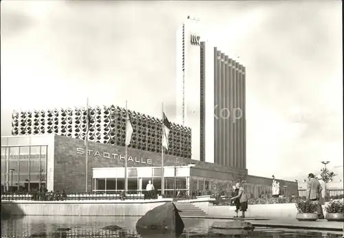 Karl Marx Stadt Stadthalle und Interhotel Kongress Kat. Chemnitz