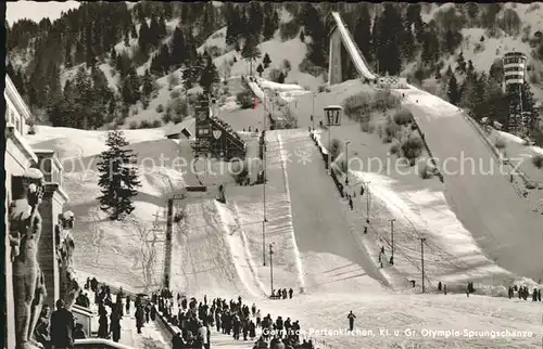 Garmisch Partenkirchen Olympia Sprungschanze Skispringen Wintersportplatz Kat. Garmisch Partenkirchen